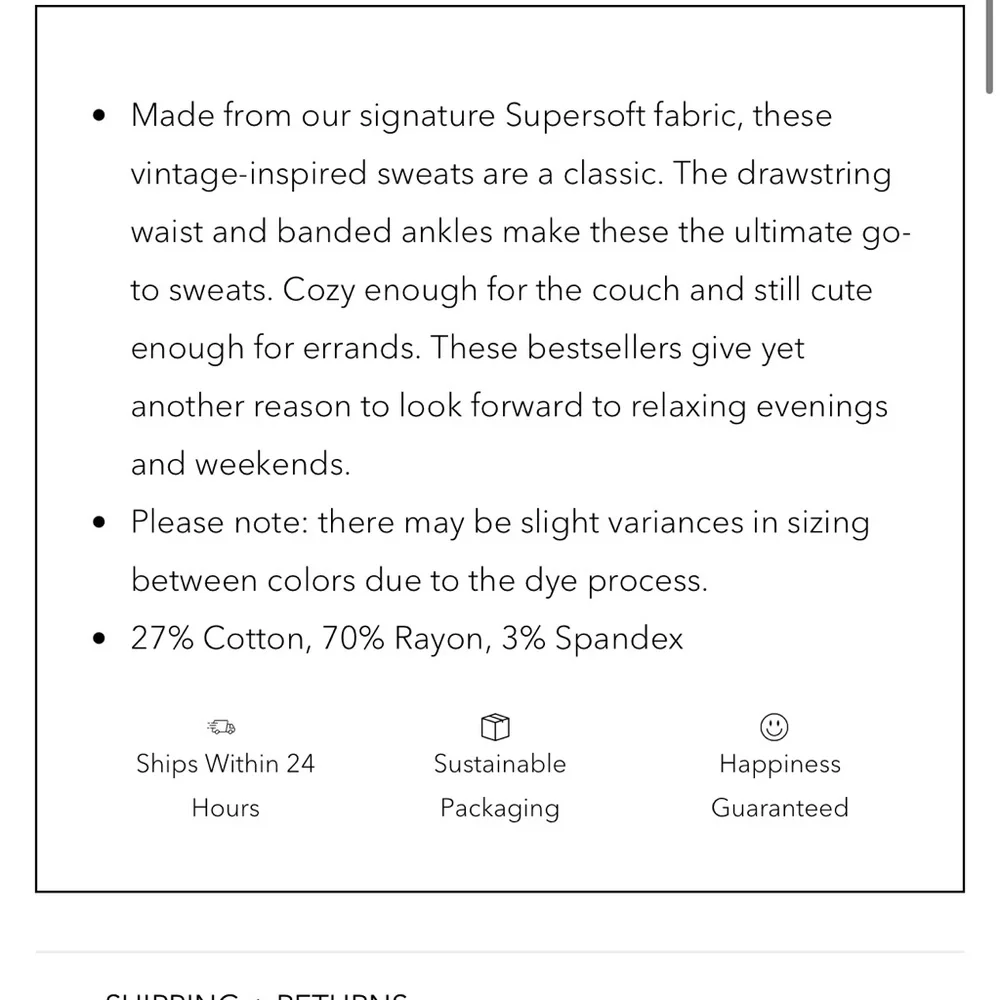 NWT Monrow Super Soft Sweats Acai Joggers - Picture 7 of 7